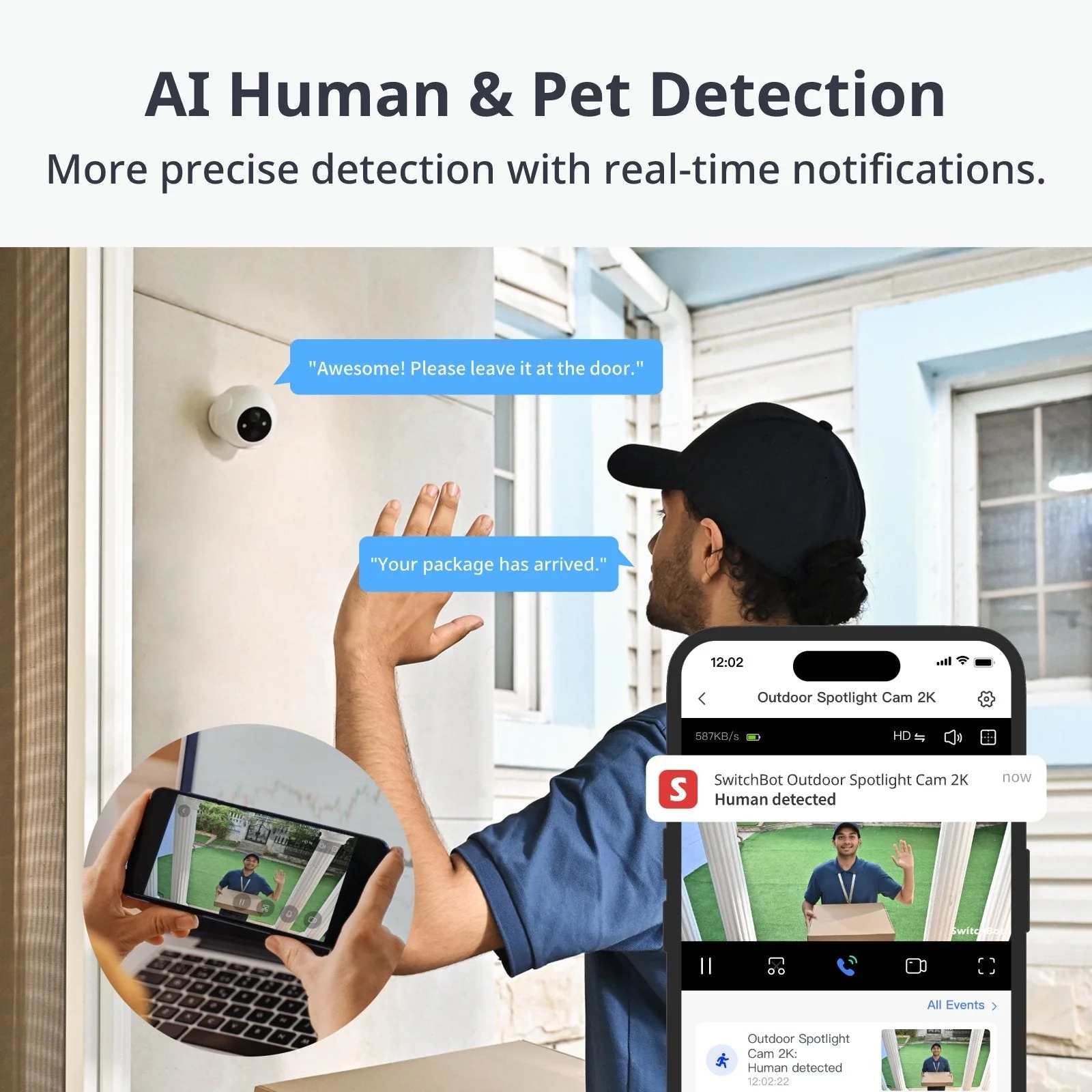 SwitchBot Outdoor Spotlight Cam 2K - Image 7
