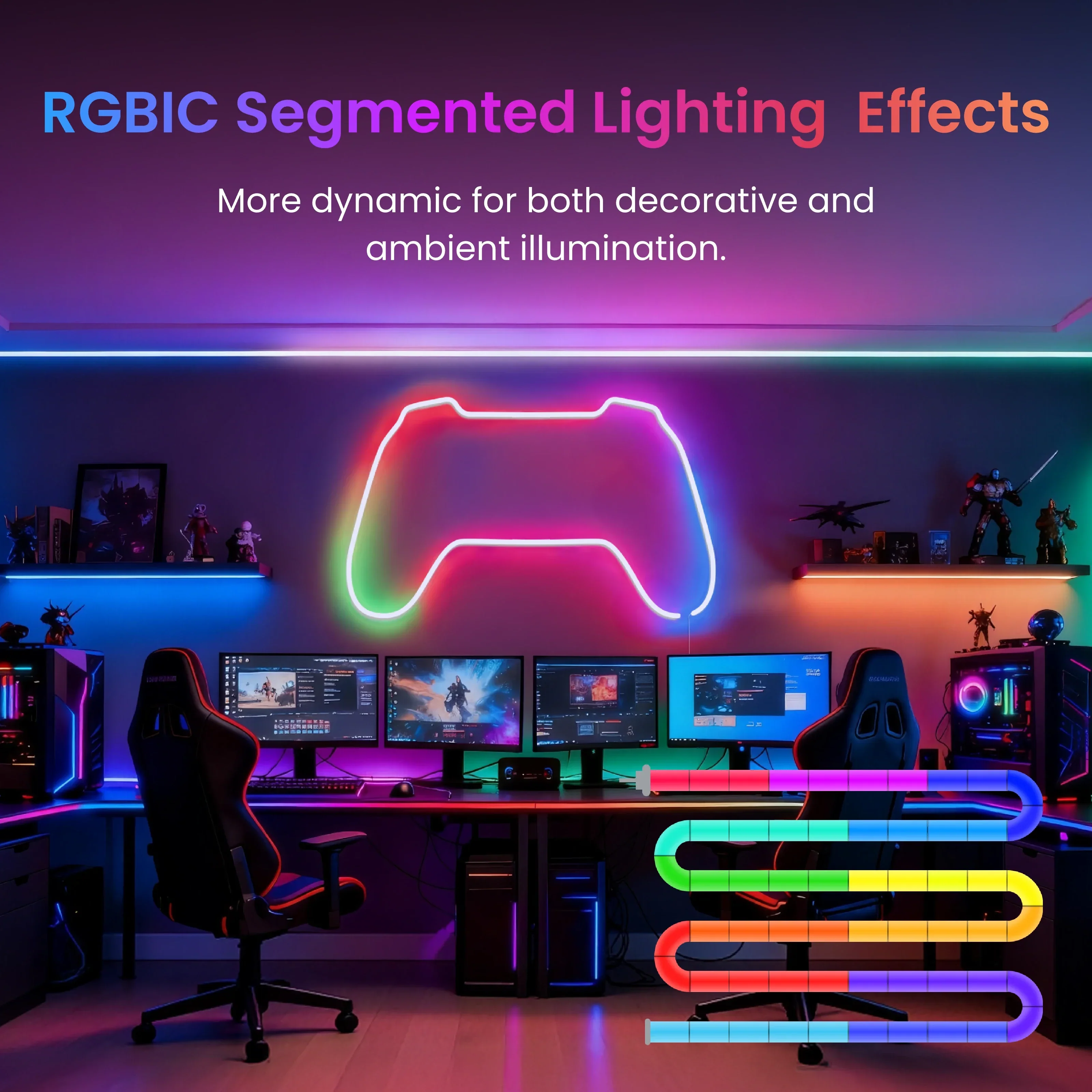 SwitchBot RGBIC Neon Rope Light - Image 4