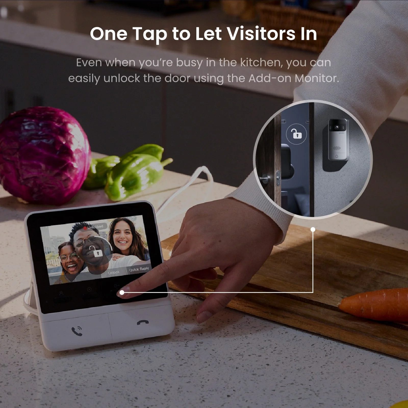 SwitchBot Smart Video Doorbell Add-on Monitor - Image 3